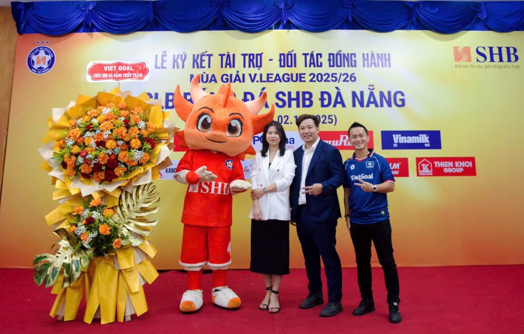 VIETGOAL DỰ LỄ KÝ ĐỐI TÁC ĐỒNG HÀNH CÙNG SHB ĐÀ NẴNG VỚI CAM KẾT GẮN BÓ BỀN VỮNG.