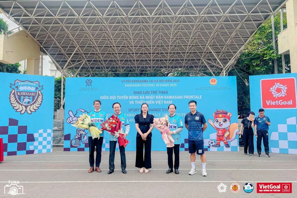 VIETGOAL TIẾP TỤC ĐƯỢC BỘ VĂN HOÁ, THỂ THAO VÀ DU LỊCH VIỆT NAM CỬ LÀM ĐẠI DIỆN ĐÓN TIẾP THỐNG ĐỐC KANAGAWA VÀ CLB KAWASAKI FRONTALE (NHẬT BẢN).