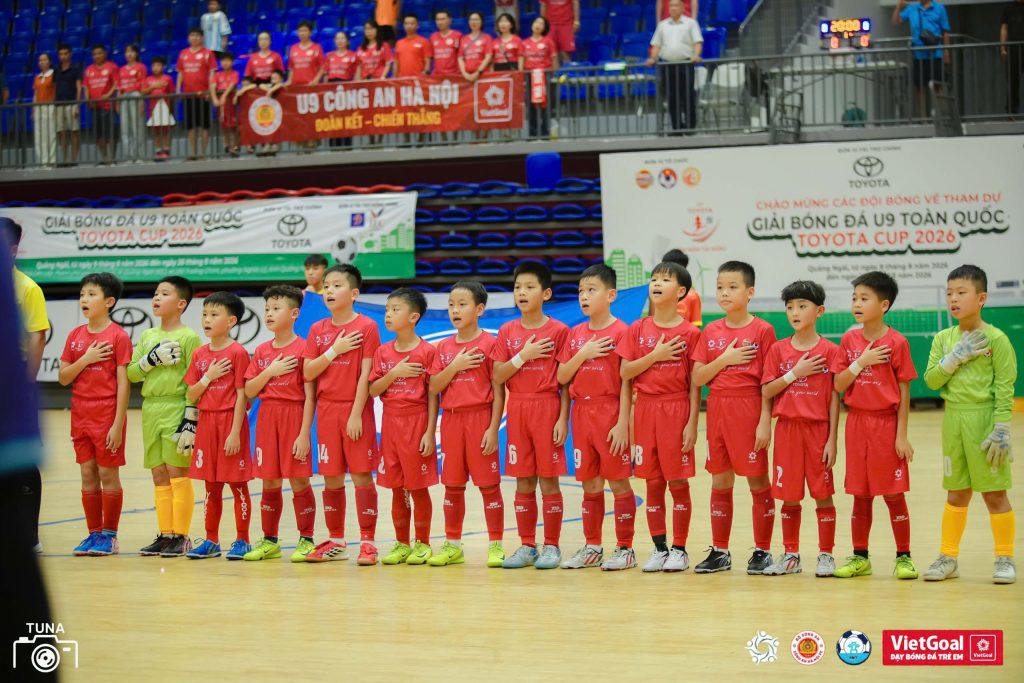 CHÚC MỪNG U9 VIETGOAL KHOÁC ÁO CÔNG AN HÀ NỘI TIẾN VÀO VÒNG 1/8 TOYOTA CUP 2026!